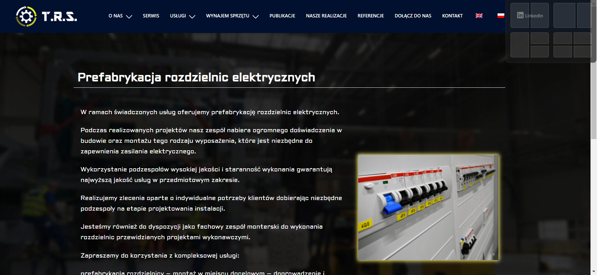 Prefabrykowane rozdzielnice elektryczne w projektach modernizacyjnych: co zyskują inwestorzy?